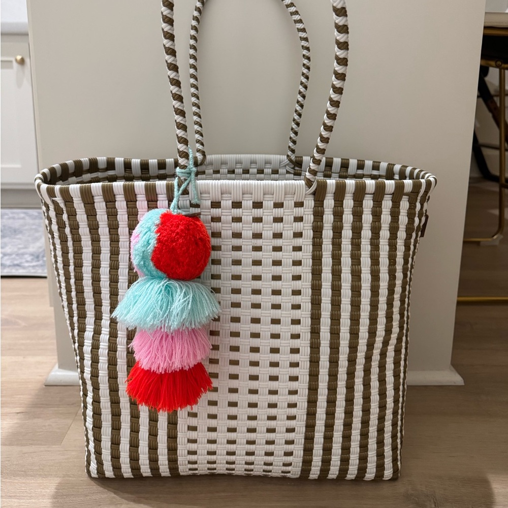 Squeeze De Citron SAND PREPPY CITRON TOTE medium